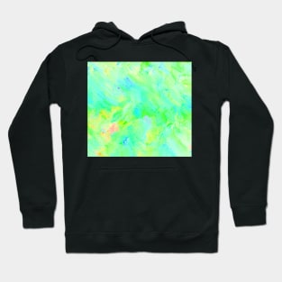 Bright Green Abstract Hoodie